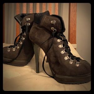 Woman’s boot heels